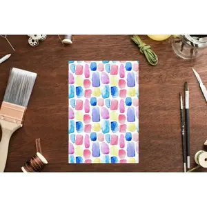 Watercolor Image Transfer, Clay Transfer Paper, Watercolor Summer Spring , Polymer Clay