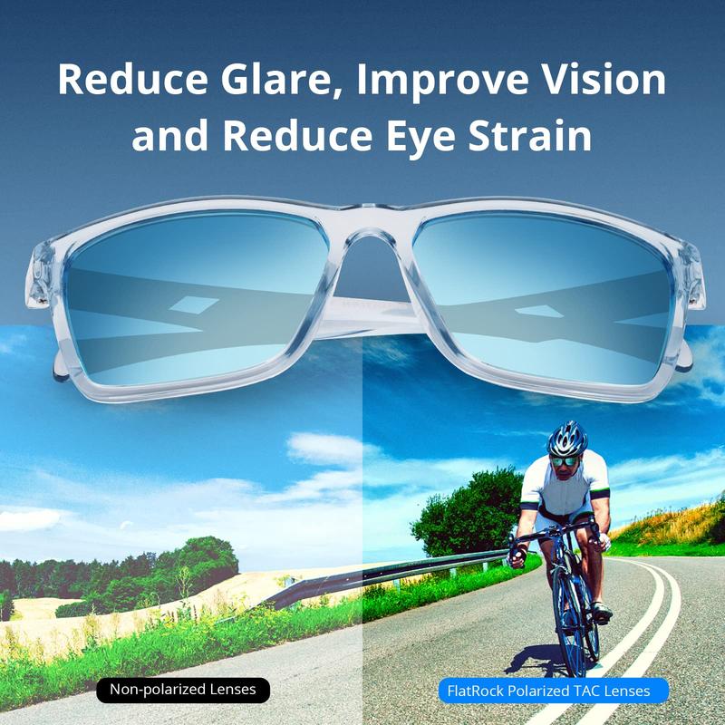KastKing FlatRock Polarized Sport Sunglasses for Men and Women, Ideal for Driving Fishing Cycling Running, UV Protection KastKing FlatRock Polarized Sport Sunglasses for Men and Women, Ideal for Driving Fishing Cycling Running, UV Protection