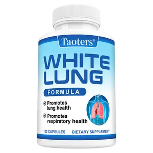 Taoters Lung Health Supplement, supports easy breathing and healthy lung function, 120 capsules.