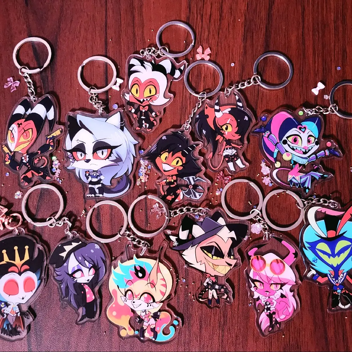 Helluva Boss Acrylic Keychains 2.5 Inches Double-Sided Double