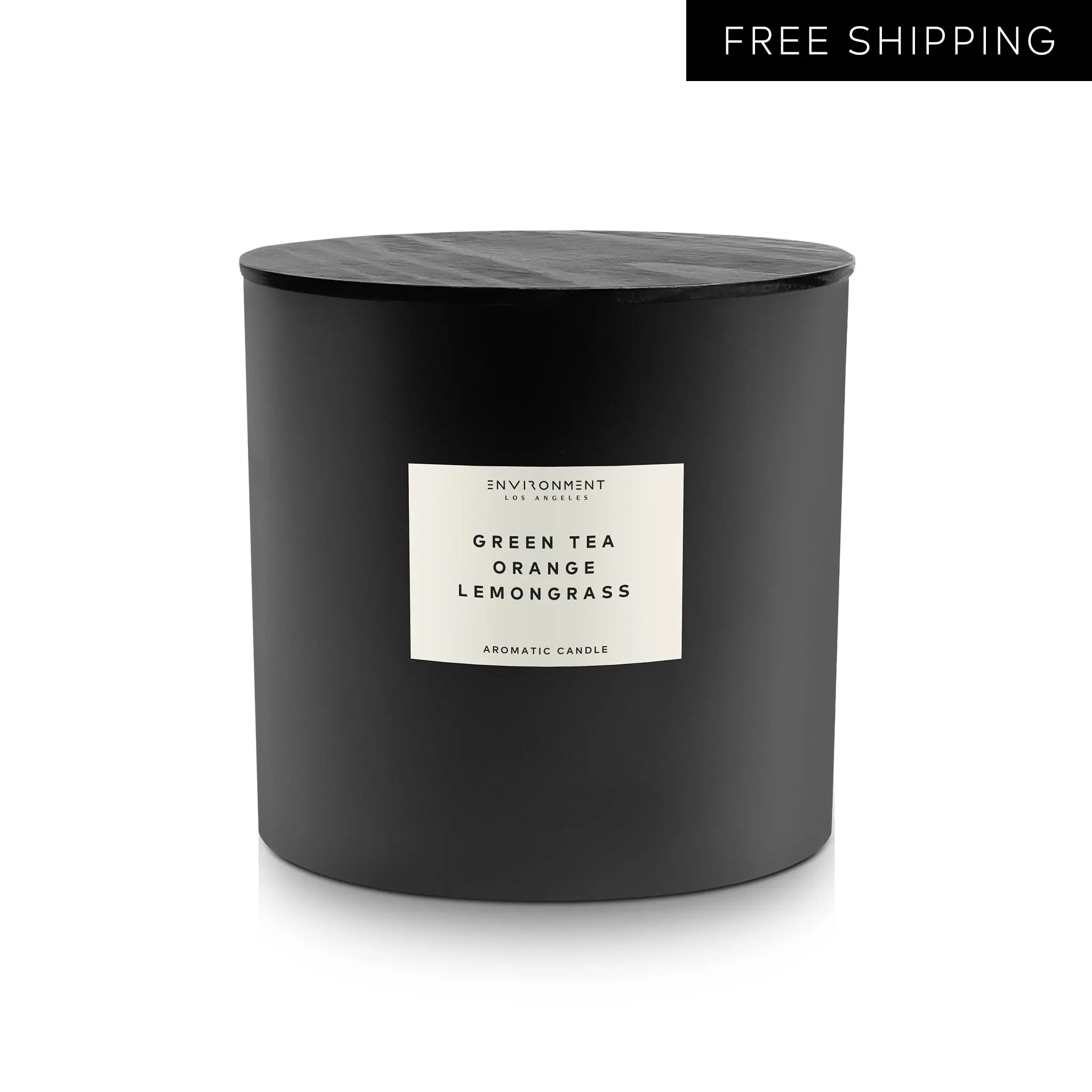 ENVIRONMENT Inspired by 5-Star Hotels DBCH Candle, 55oz Luxury Coconut Apricot Wax Candles for Home (Green Tea | Orange | Lemongrass) Home Fragrance Products, 4 Wick Candle, Vegan & Cruelty-Free