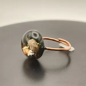 Piezoelectric Copper Ring Energy Protection Jewelry Handmade Piezoelectric Ring for Adults Energy Balance Healing Metaphysical Grounding Unique Statement Piece