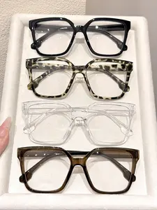 Fashion Eyeglasses Frames Set, Unisex Reading Glasses for Work & Daily Life, Office Accessories, 4 Pairs, Men & Women, High Quality Eyewear