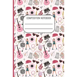 Composition Notebook: Swift Inspired Wide Ruled Note pad for School | 100 Pages | 6 x 9