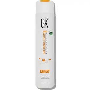 GK HAIR The Best Smoothing Keratin Treatment Professional Brazilian Blowout Complex for Silky Smooth & Frizz-Free Hair Temporary Straightening Long Lasting Shine -10.1 Fl Oz