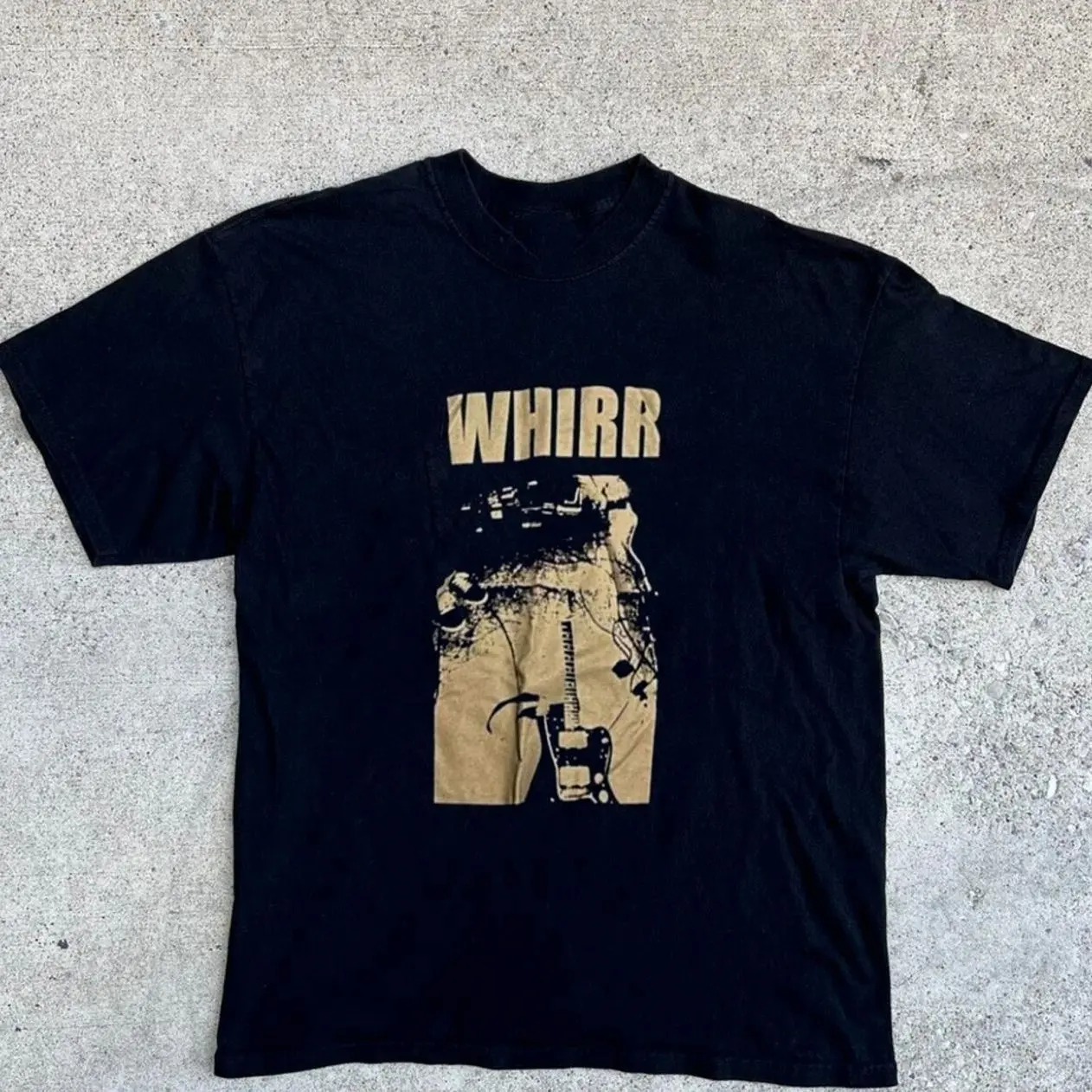 rare Whirr Band Members Cotton Heavy Black All Size Unisex Shirt BT635 G