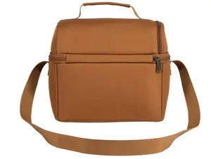 Camping Cooler, Worksite Lunchbox, Soft Shell Cooler for Construction Sites, Work and Everyday Use Cooler, Carhartt Brown