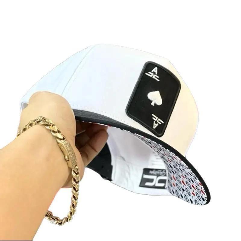 Hats Poker Black Edition Cap, Stylish and Enchanting Poker Hats and Caps for Both Men and Women, Super Magical Ace A Poker Hoods and Hats for Men and Women