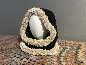 Crochet rave hood