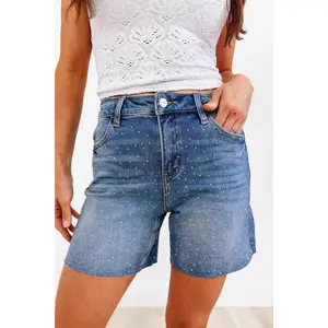 Diamond Dust By Denim BAR - Denim Shorts - Medium