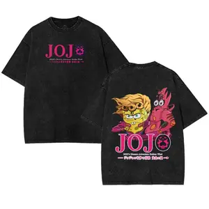 JoJo’s Bizarre Adventure – Golden Wind (Part 5) Anime T-Shirt, Hoodies, Sweatshirt, JoJo Anime Manga Graphic, Vintage Washed Oversized Streetwear, Heavyweight Cotton Unisex Tee, Aesthetic Anime Shirt, Gift for Anime Fans