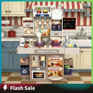 Pretend Play Kitchen Set with Electronic Stove | Interactive Cooking Role Play Toy | Montessori Learning Gift for Toddlers & Preschool Kids miniature things