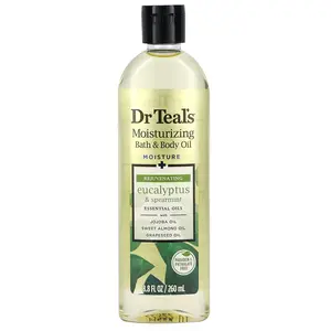 Dr. Teal's Moisturizing Bath & Body Oil, Eucalyptus & Spearmint, 8.8 fl oz (260 ml) Dr. Teal's Moisturizing Bath & Body Oil, Eucalyptus & Spearmint, 8.8 fl oz (260 ml)