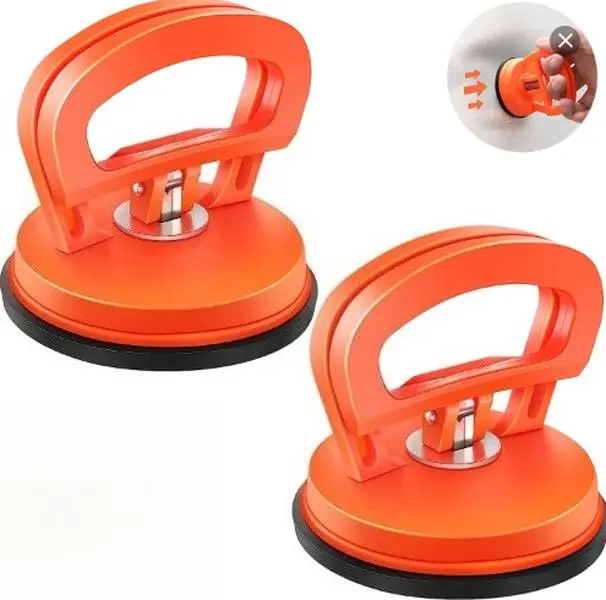 2-Pack Car Dent Puller Suction Cup Tool, Powerful Handle Lifter Auto Body Repair Kit for Car Body, Glass Screen, Tile Moving puller kit Portable Reusable,car accessories