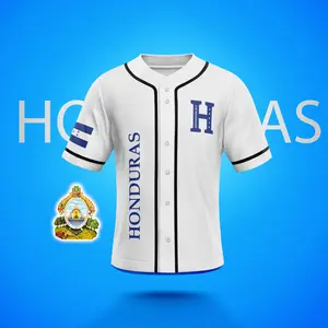 Honduras Baseball White Jersey