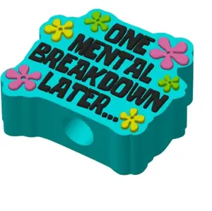 Funny 3D Straw Toppers