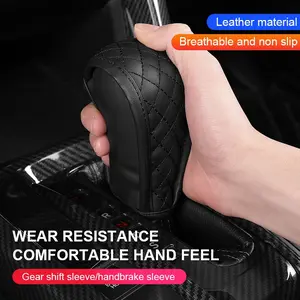 Car Gear Shift Protection Dust Cover, PVC Material, Durable Car Accessories, Easy Installation, Ideal for All Cars