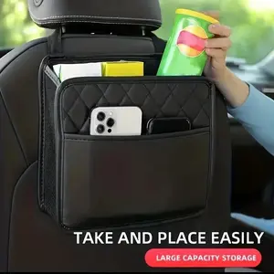 1pc Car seat back storage bag hanging bag car multifunctional storage box Car Seat Organizer Car Backseat Organizer
