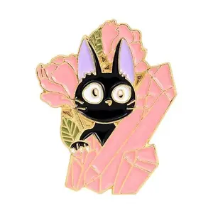 Cute JIJI Cat Metal Enamel Pin