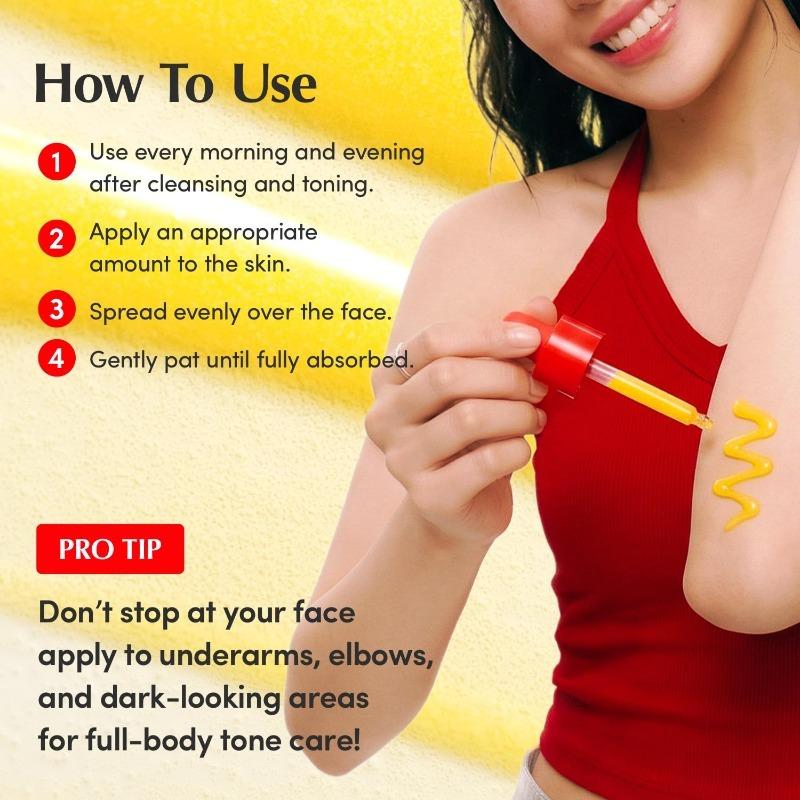 EQQUALBERRY Vitamin Illuminating Serum | Niacinamide 4% + Brightening Vitamin C Face Serum with Hyaluronic Acid & Vitamin E | Dark Spot, Uneven Tone Care | Korean Skincare, 1.01 fl.oz