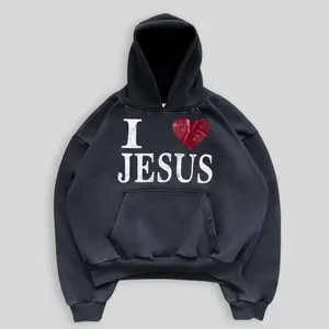 I Love Jesus Hoodie, Christian Faith T-Shirt, Bold Religious Statement, Spiritual Aesthetic Zip Hoodie, Jesus Lover Apparel, Faith Over Fear, Y2K Graphic Hoodie, Unisex God Clothing Casual Menswear