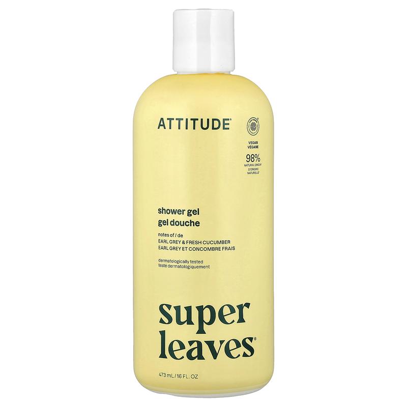 ATTITUDE Super Leaves®, Shower Gel, 16 fl oz (473 ml)