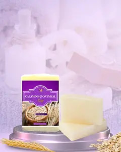 Oat & Calamine Bliss Soaps - 113g Bar of Calamine & Oatmeal Soap for Sensitive and Irritated Skin with Mild Exfoliation Body Care Smooth