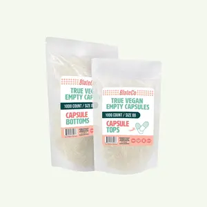 Vegan Pullulan Empty Capsules - Separated