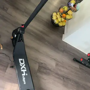 DXH Delong Electric Scooter,10" Tires, for Adults with 500W Motor,Up to 19MPH Max Speed,Powerful App-Enabled Electric Scooter,Portable Electric Scooter with Lights, Electric Folding Scooter with Dual Brakes