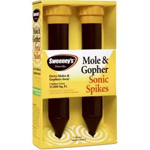 Woodstream Mole & Gopher Sonic Spikes, Pack of 2