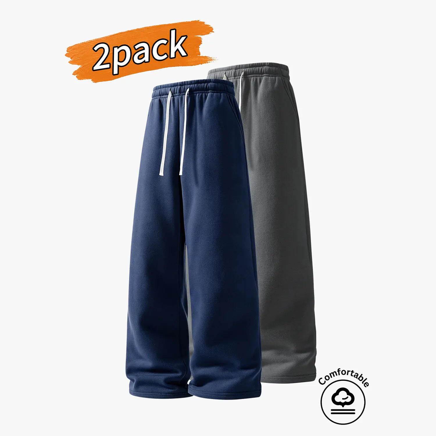 Navy Blue + Dark Gray