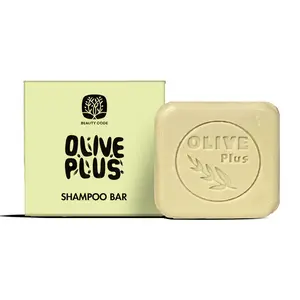 OLIVE PLUS Shampoo Bar – Natural Cleansing Solid Shampoo with Organic Olive Oil, Shea Butter & Keratin | Sulfate-Free | COSMOS Organic | 100g