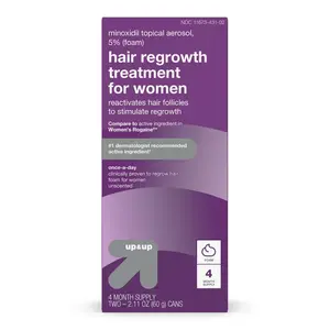 Hair Regrowth Treatment with Minoxidil 5% & Topical Aerosol for Women -