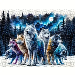 F&F 500/1000 Pieces Adult Puzzle, High Quality, Stress Relief Fun Family Game, Suitable for Birthdays, Christmas, Halloween, Best Gift, Deeply Loved by Puzzle Enthusiasts, Recommended Holiday Gift, Brain Teaser Game, High Quality Puzzle, Challenging Puzzl