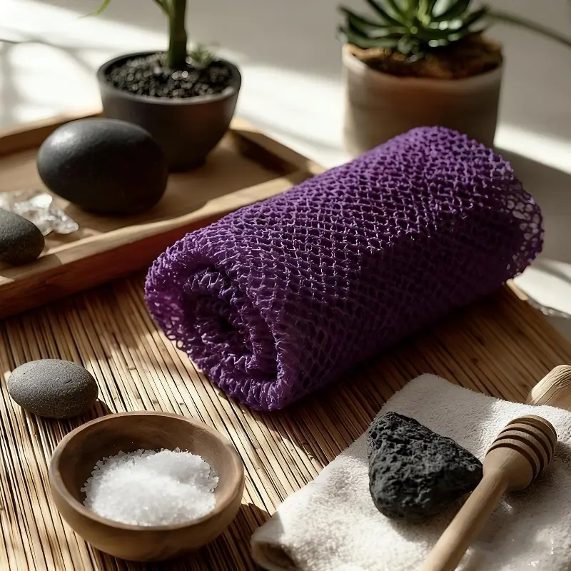 Ethically Sourced African Net Sponge - Exfoliating Mesh Sponge, Gentle Scrub Bath Accessory, Back Scrubber for Daily Use (Spring Glow Up Collection, Beauty & Personal Care),summerwins summerwins