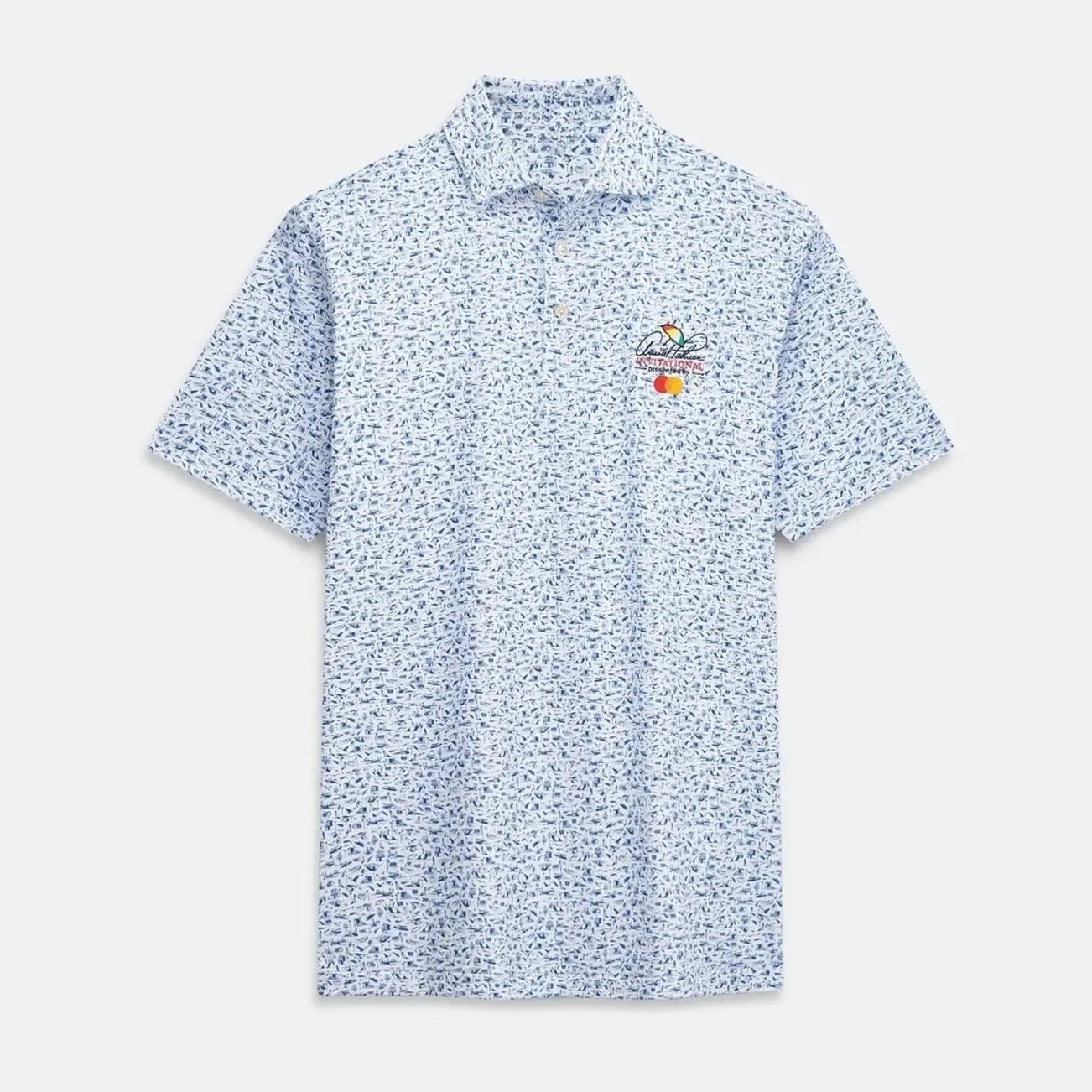 Arnold Palmer Invitational Peter Millar Coastline Performance Jersey Polo - White