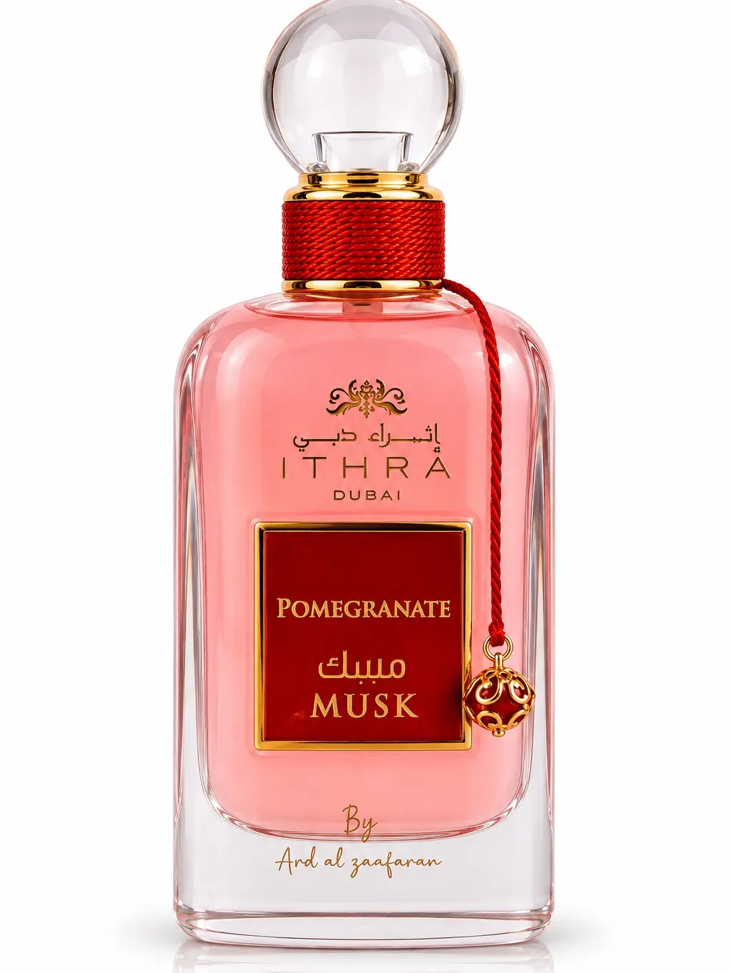 Ard Al Zaafaran Ithra Dubai Pomegranate Musk Eau de Parfum Spray for Unisex, 3.4 Ounce
