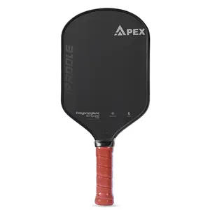 pickleball paddle, T700 Carbon Fiber Surface, Polymer Honeycomb Core, 16MM Thickness, Light-Weight, Brown Soft Grip Handle, Black Trim Edge Guard Amazing gift for your family and friends