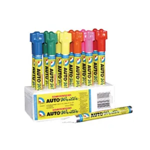 U.S. Chemical and Plastics 37008 Cs-12 Auto Writer Pens - Red, 0.150 lbs, Easy to Use, Fast Drying, Mix Ready to Use, Removes Easily