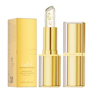 Hydrating Gold Foil Color-Changing Lipstick, Gentle Nourishing Lip Balm, Smooth Texture, Fade Lines, Versatile Shades