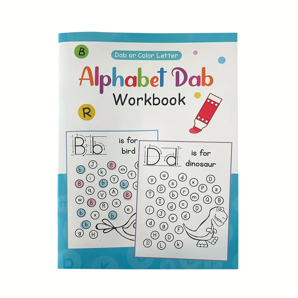 English Alphabet Recognition Coloring Book Workbook for Kids, Fun Interactive Learning Activity, Early Education Toy, Develops Fine Motor Skills, Perfect Gift for Children, Fun Activities