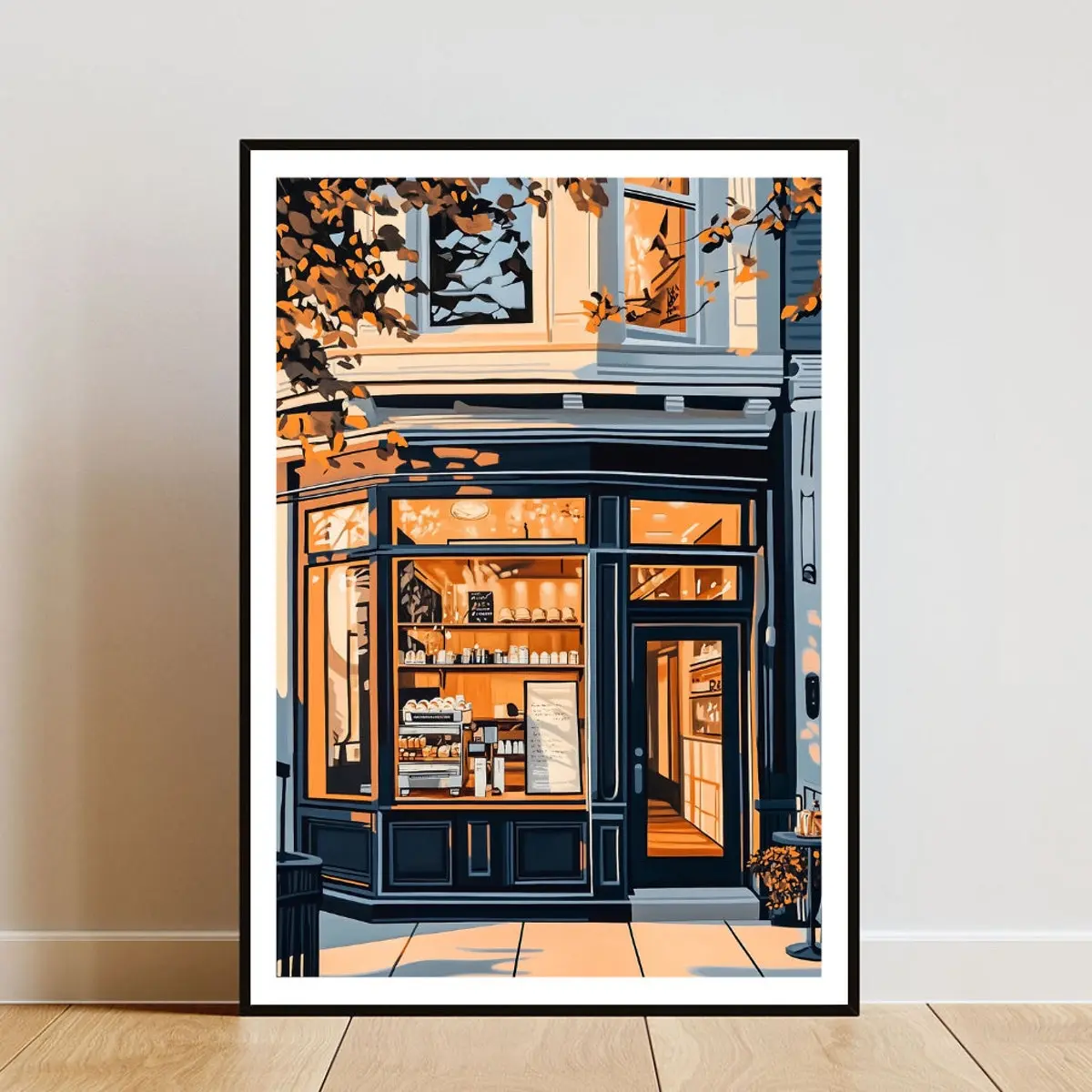 Coffee Art Poster Printing, Shop Wall Art, Coffee Print, Vintage Poster, Retro Wall Art Unframed, Room Decor