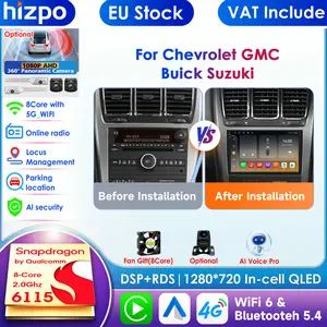 [Hizpo] Car Multimedia Video Player for GMC Chevrolet Buick Suzuki Hummer Saturn Android Auto Carplay 2din 10.1'' 4G WIFI DSP GPS Navi BT