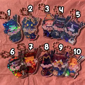 Roblox Forsaken Crepe Dessert Keychains