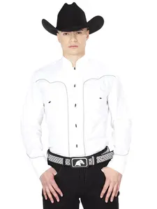 White Charro Long Sleeve Shirt 125389