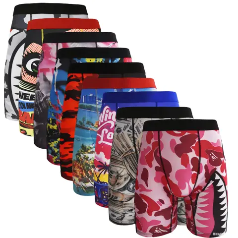 Men's Boxer Briefs Multipack – 2/3/4pcs, Breathable & Anti-Chafing Athletic Underwear for Gym, Running & Outdoor Sports (S-XXXL)