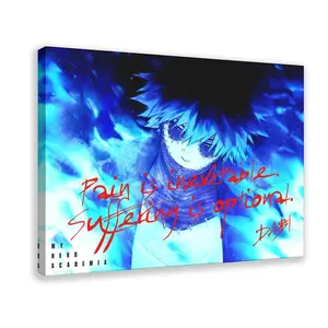 Anime My Hero Academia Dabi IV Canvas Poster Wall Art for Home Bedroom Office Dorm Room Decor