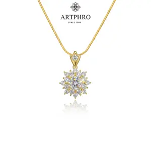 ARTPHRO Snowflake Pendant Necklace For Women – Exquisite Design, Perfect Gift For Girlfriend