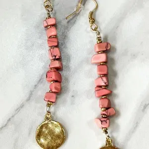 Daphne Earrings In Blush