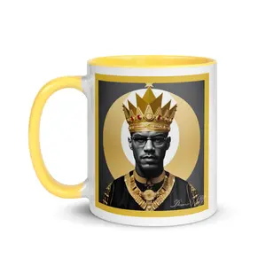 Malcolm X "Crowned in Power" Coffee/Tea Mug – Strength, Legacy & Truth